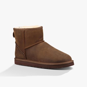 Ugg Classic Mini Deco Men Classic Boots Brown (7952MQDNS)